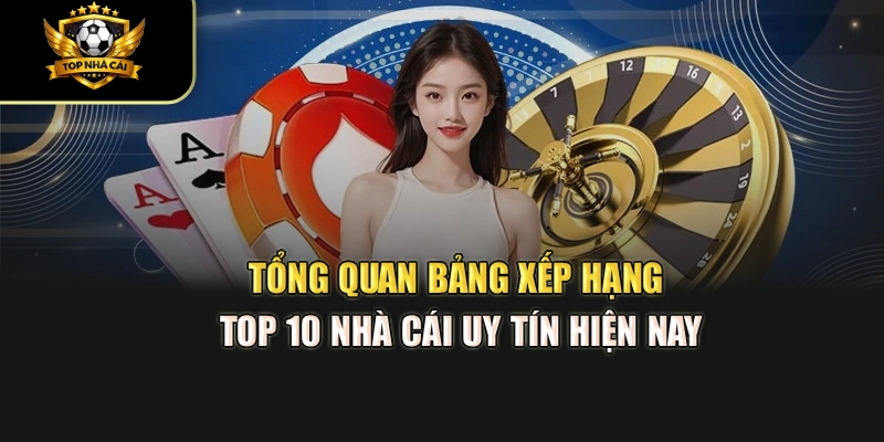 Tổng quan bảng xếp hạng Top 10 Nhà Cái Uy Tín hiện nay
